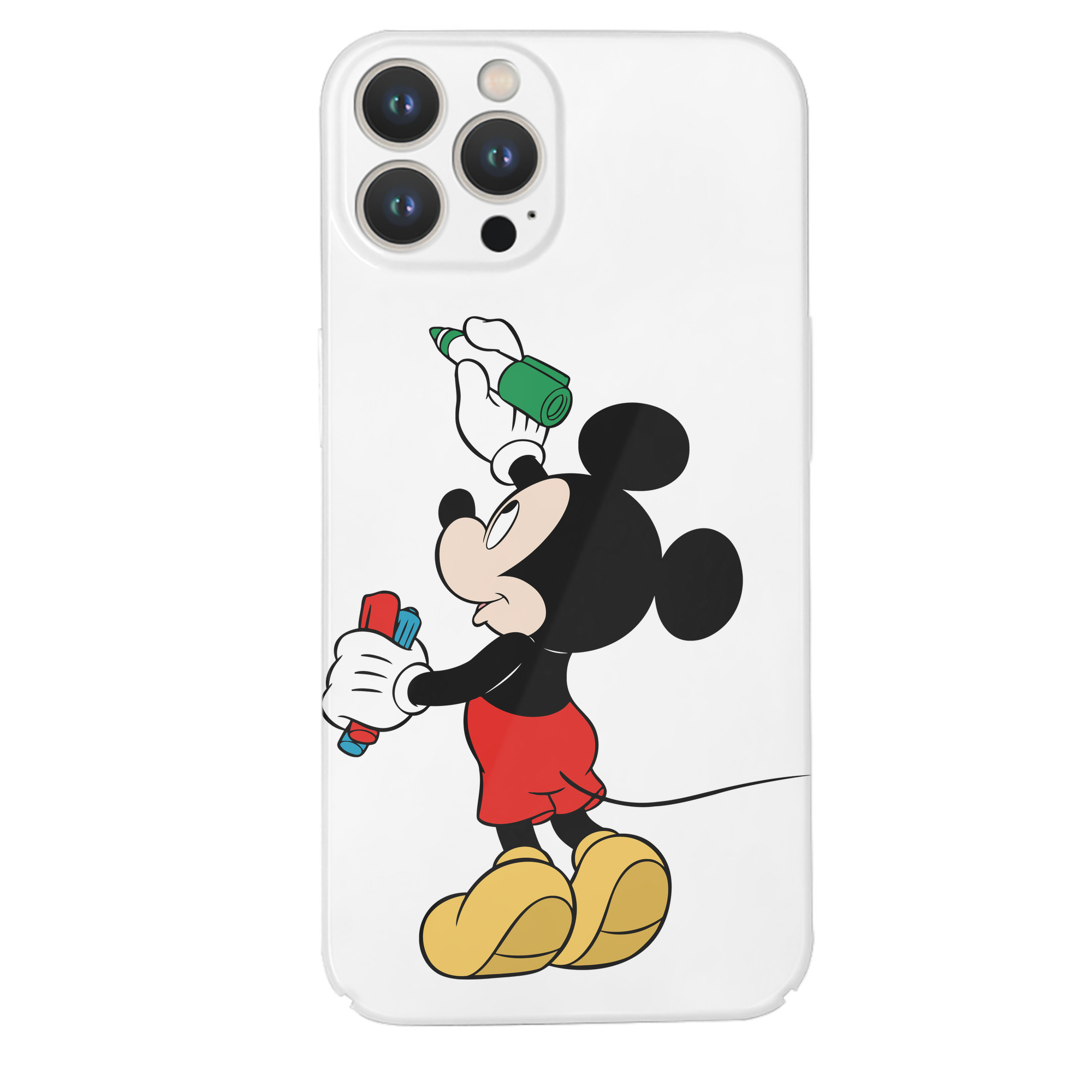 （画像用） ミッキーマウス Mickey Mouse 【iPhone 14シリーズ対応】ハードケース